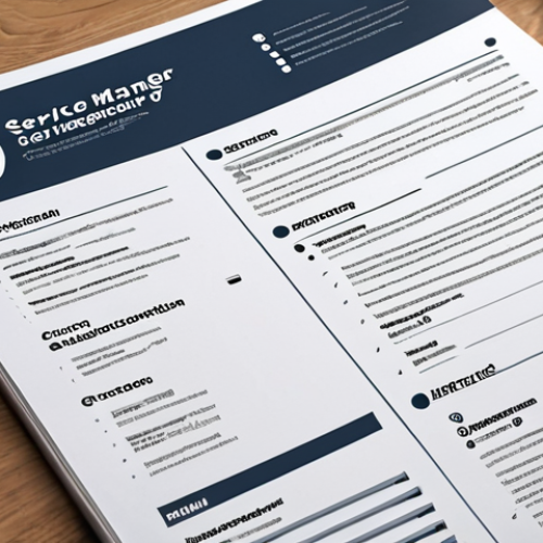 Home 15 **
Prompt: "Service Manager CV, close-up focusing on impactful achievements and quantifiable results. ITIL certifications highlighted. Dynamic, professional. Modern resume design."
**